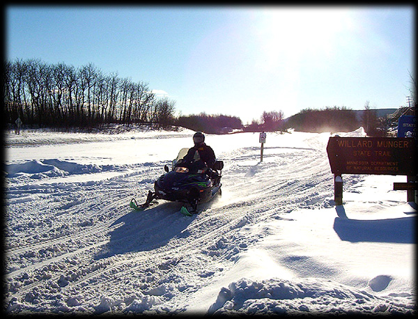 Snowmobile in Duluth, MN